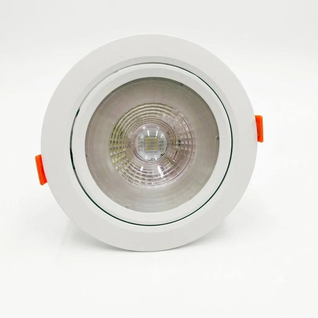 Foco LED Embutido Blanco 6,5W Luz Fría 6500K Dirigible AVC
