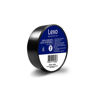 Cinta Aislante Autoextinguible Negra 19Mm 10Mts Lexo