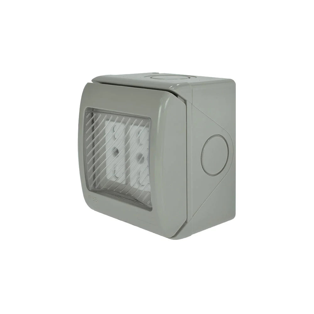 Casquete Hidrobox Interruptor Doble 10/16A Lexo