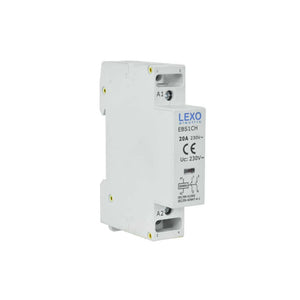 Contactor Modular Riel Din 35Mm 20A 230V 2No Ip20 Lexo