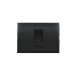 Interruptor Andes Simple 9/24 10A 250V Black Armado Lexo