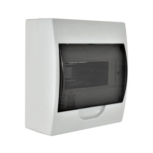 Tablero Sobrepuesto Lh Tapa Color Humo 8 Polos Ip41 Lexo