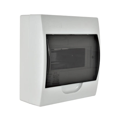 Tablero Sobrepuesto Lh Tapa Color Humo 8 Polos Ip41 Lexo