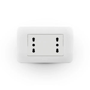Enchufe Toma Corriente Duplex 10/16A 250V Blanco Lexo