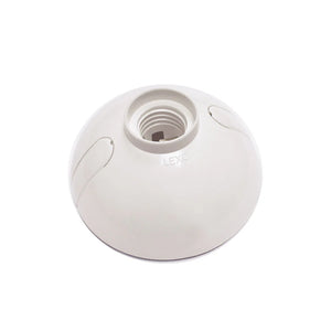 Portalámpara Tipo Panel LED Ovalado Termoplástico E27 4A 250V Blanco Lexo