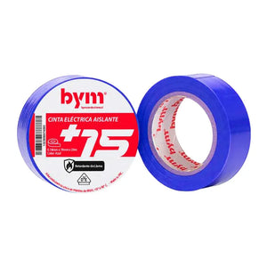 Cinta Aislante Autoextinguible +15 20Mts Azul Bym