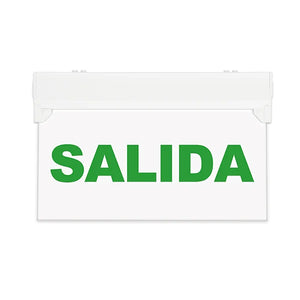 Señalética LED Salida De Emergencia sola 0.3W 8.3Lm 5Hrs Ip20 Stanford