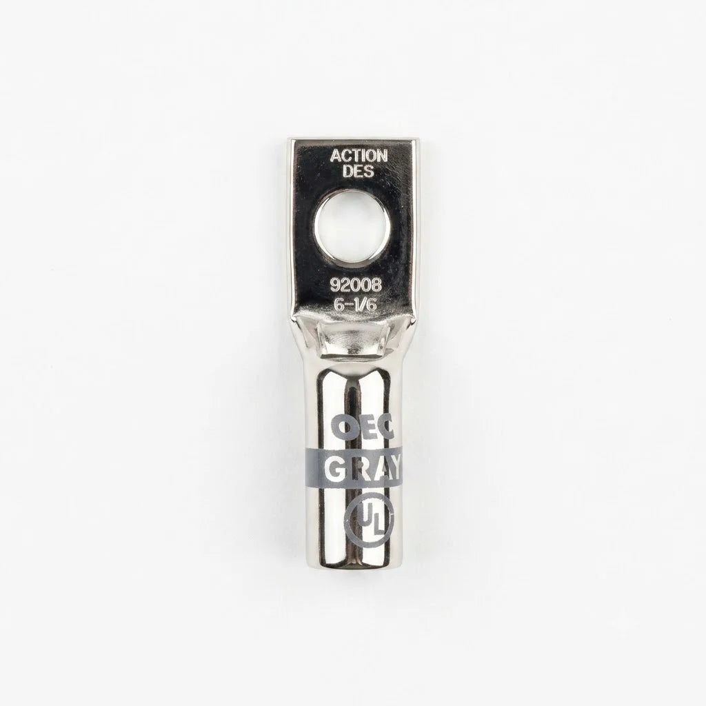 Terminal Compresión 4AWG - 20mm Perforacion 6,5mm