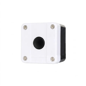 Caja PVC 1 Perforacion 22MM Blanco/negro CNC
