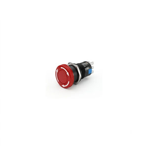 Pulsador Parada De Emergencia Metalico 40 MM 1NO 1NC Giro C/ret CNC