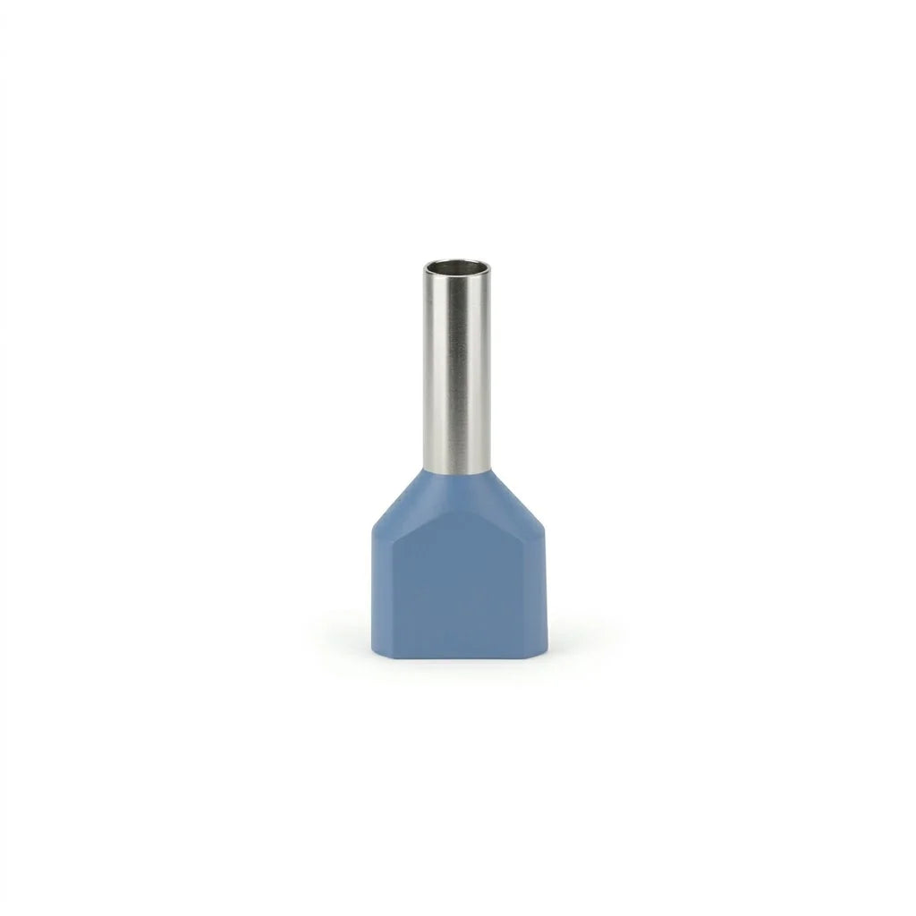 Terminal Ferrul Doble 2x2,5mm Gris CNC