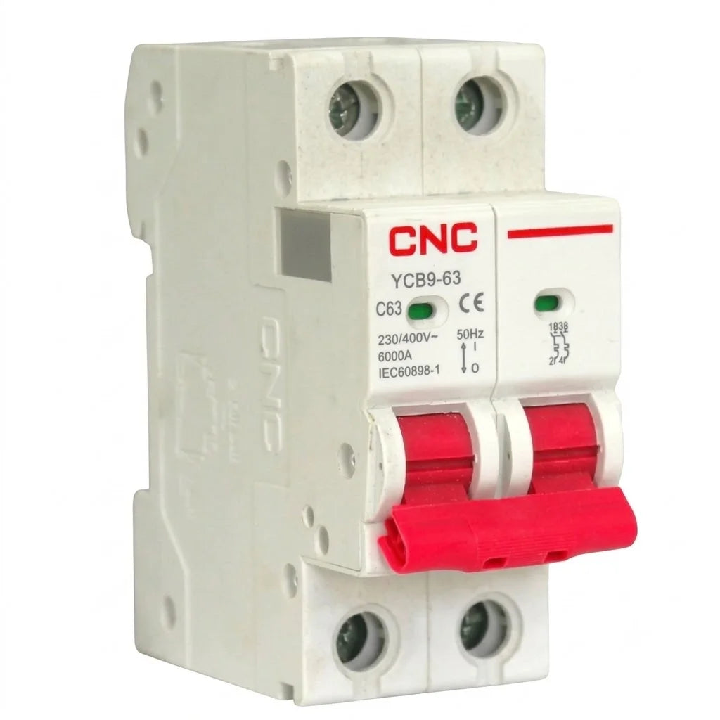 Interruptor Automatico 2X63 A C 6KA CNC