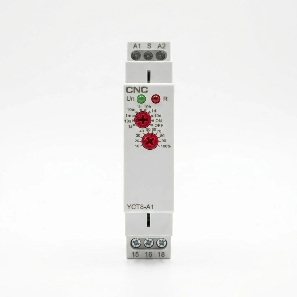 Relé Temporizador YCT8-A1 On Delay 0,1-10 Dias CNC
