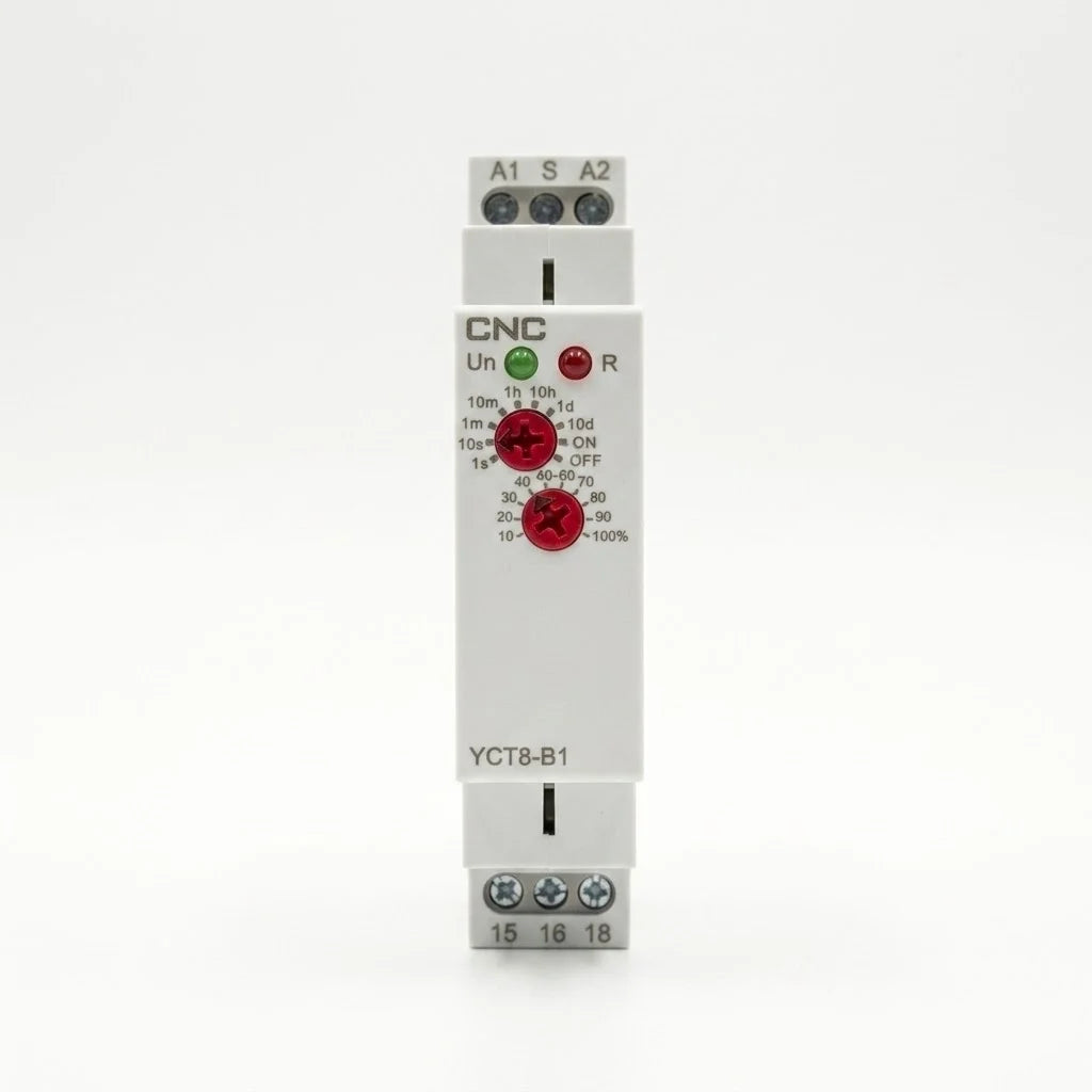 Relé Temporizador YCT8-B1 Off Delay 0,1-10 Dias CNC