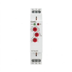 Relé Temporizador YCT8-M1 1NO-1NC 10 Funciones CNC
