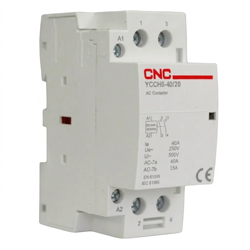 Contactor Modular 2P 40A Bobina 220VAC 2NO CNC