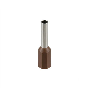 Terminal Ferrul 7Awg 10Mm Cafe Bl 100Und Cnc