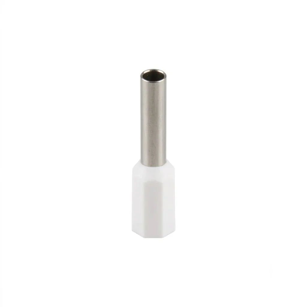 Terminal Ferrul 5AWG 16mm Blanco Bolsa 100Un CNC