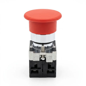 Pulsador Para De Emergencia Metalico 40Mm 1No 1Nc Cnc