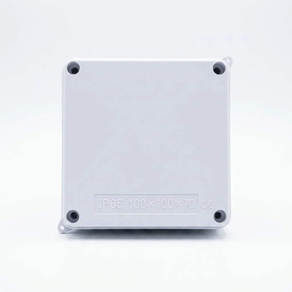 Caja Estanca 100x100x70mm PVC IP65 sin C Globaltronics
