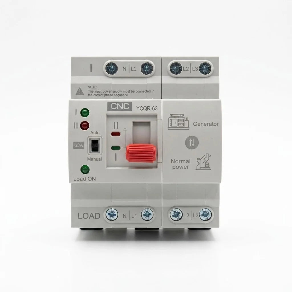 Switch De Transferencia Automática Ycqr 4P 63A Cnc