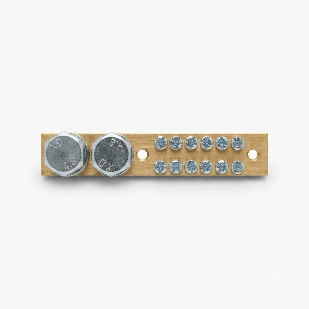Barra Terminal Bronce 2x6P Globaltronics