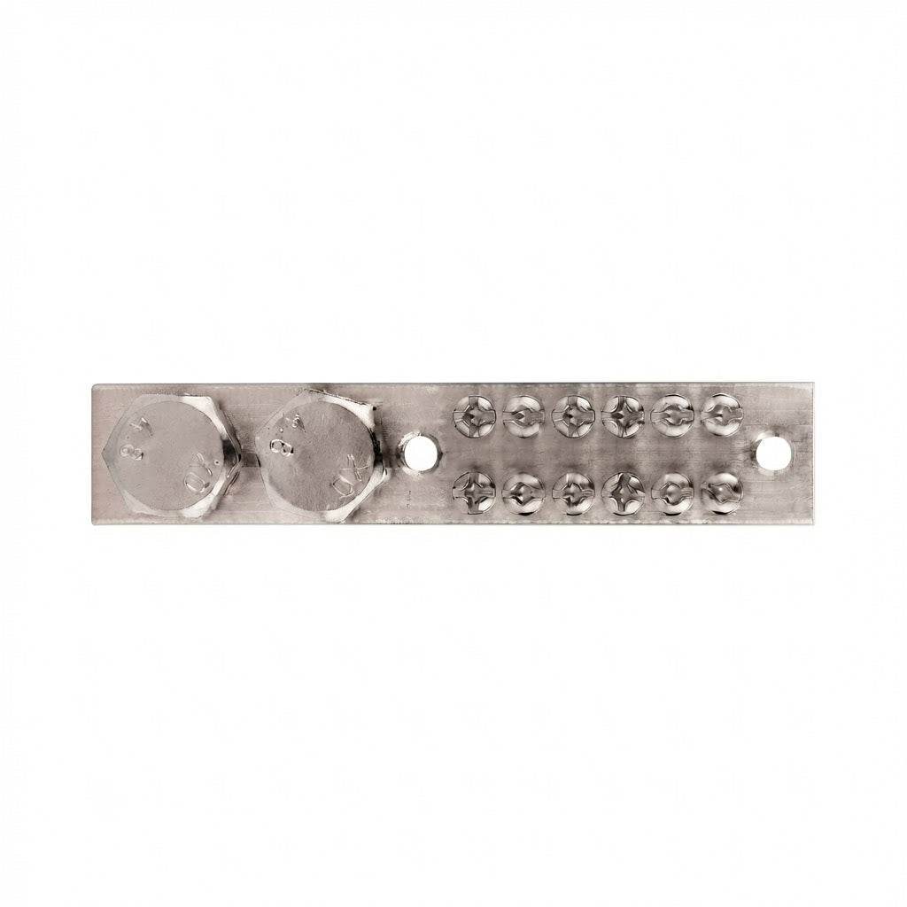 Barra Terminal Estañada 2x6P MERU