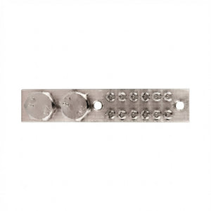 Barra Terminal Estañada 2x6P MERU