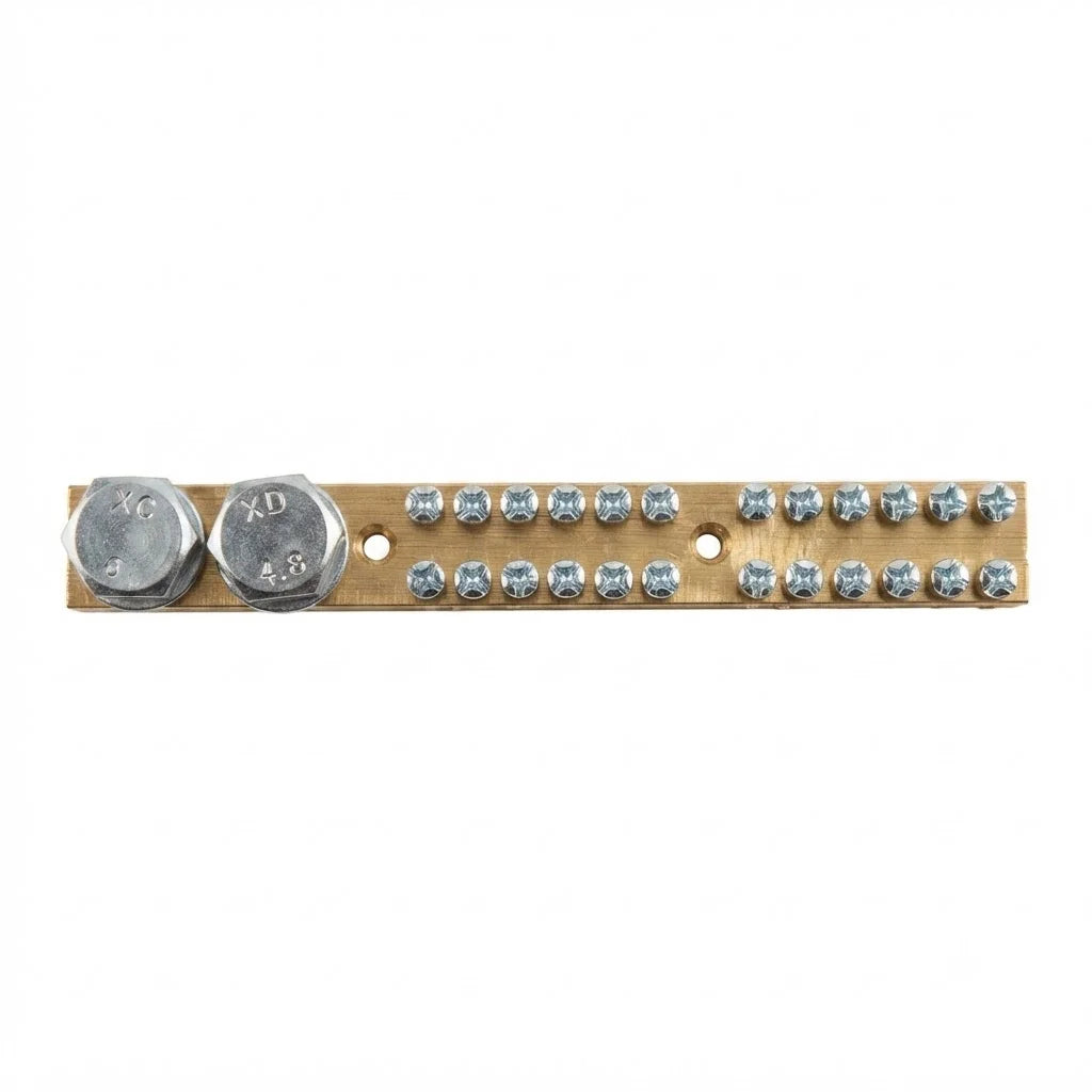 Barra Terminal Bronce 2x12P Globaltronics