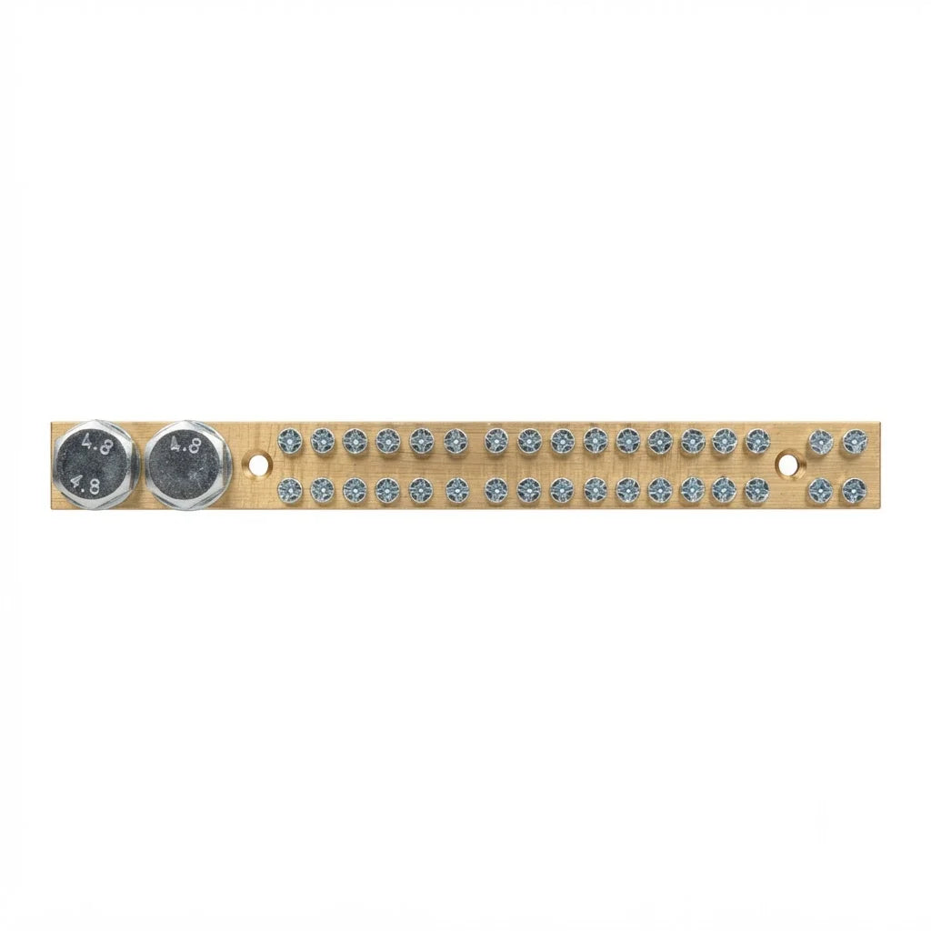 Barra Terminal Bronce 2x18P Globaltronics