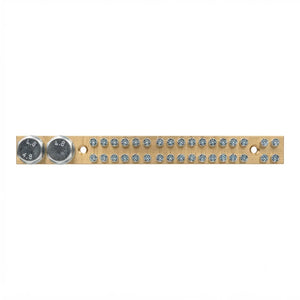 Barra Terminal Bronce 2x18P Globaltronics