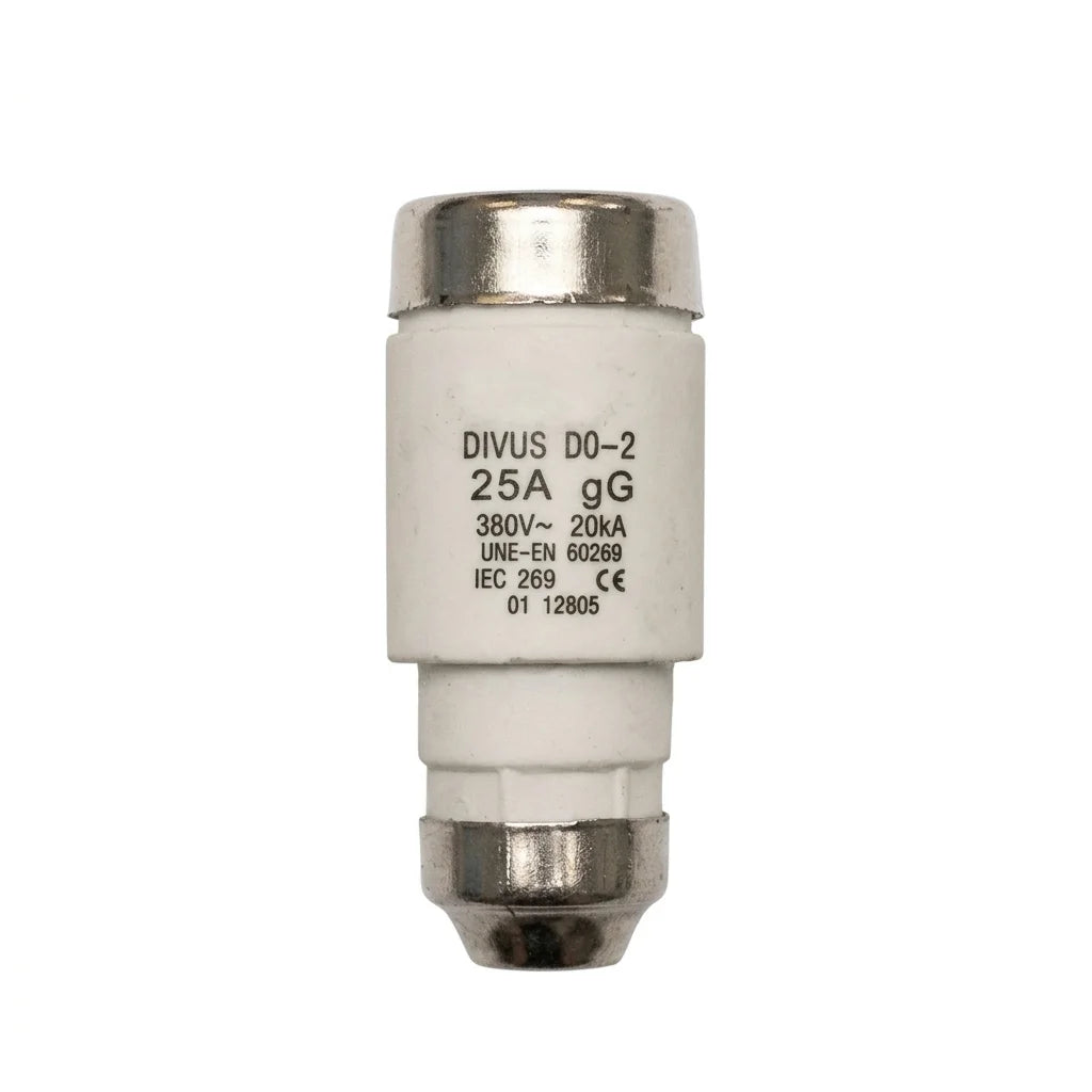 Fusible Neozed 25A 380V 20kA D02 Curva gG