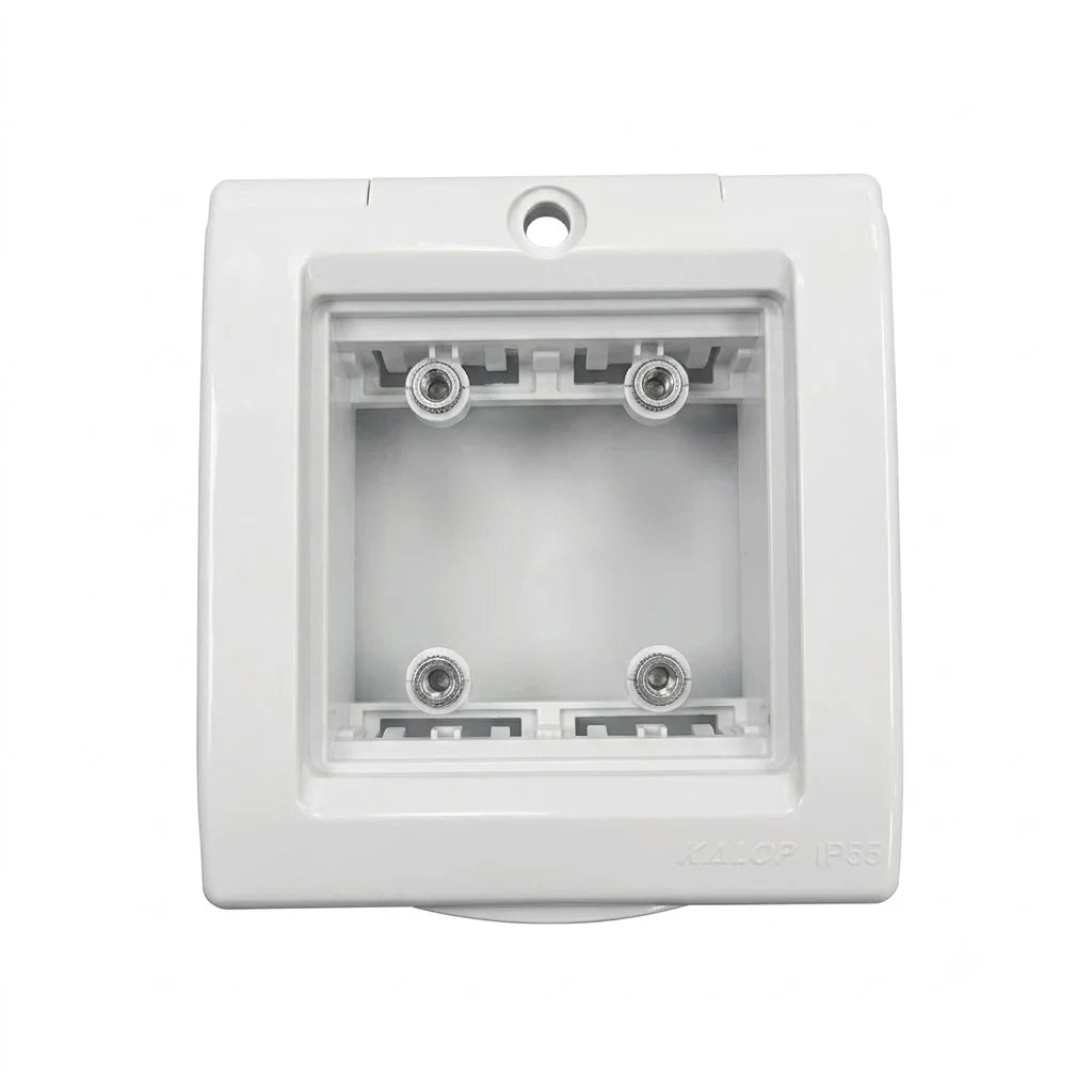 Caja Hydrobox 2 Módulos IP55 Gris Kalop