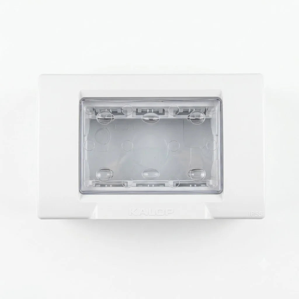 Caja Hydrobox 3 Módulos IP55 Gris Kalop