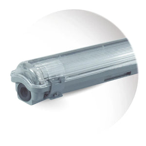 Equipo Estanco 1x20W con Tubo LED Luz Fría 6500K VKB