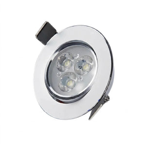 Foco LED Embutido Redondo 1W Luz Fria Faretto