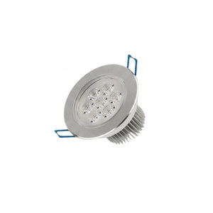 Foco LED Embutido Bisel Aluminio 7W Luz Cálida Dirigible Faretto