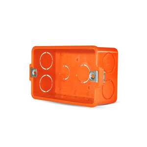 Caja Derivacion Tabiqueria Color Naranjo 105X60 MM Lexo