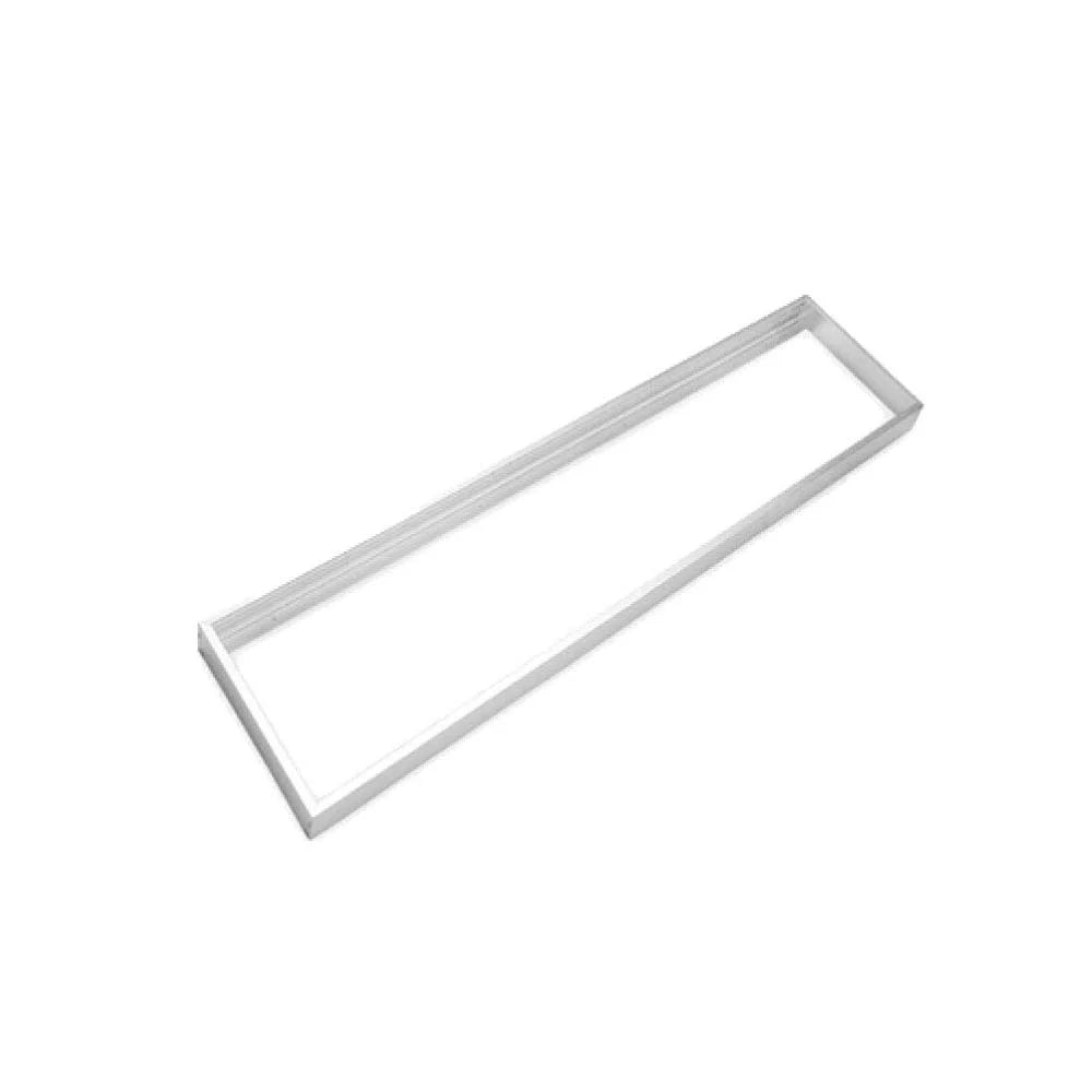 Marco PVC Blanco para Sobreponer Panel LED 300x1200x50mm Vellmax
