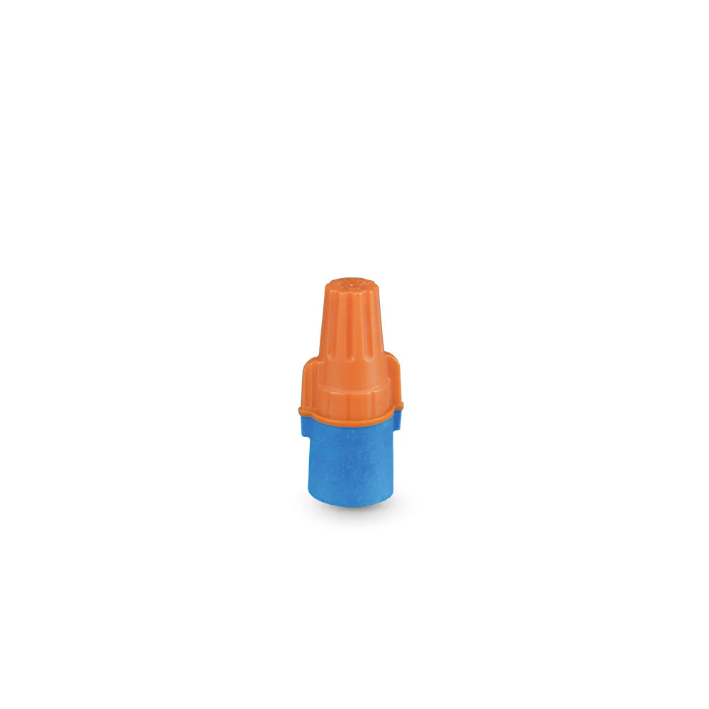Conector Conico Doble Aislacion Naranjo-azul 12-22 AWG Bl 50 Lexo
