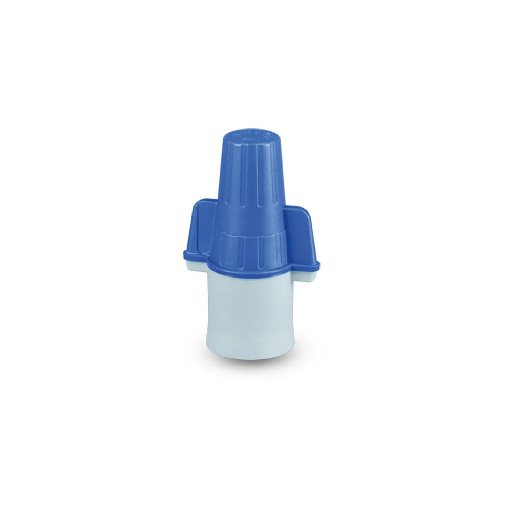 Conector Cónico Doble Aislación Azul-Gris 6-14 AWG Bl 10 Und Lexo