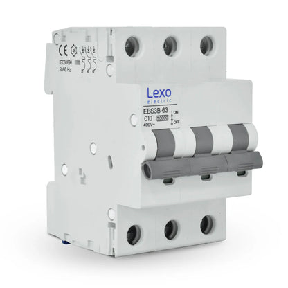 Interruptor Automatico 3X10 A C 10 KA Lexo