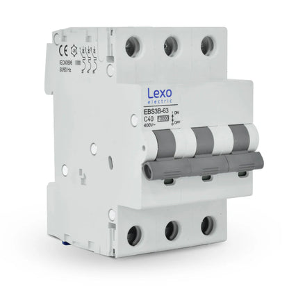 Interruptor Automatico 3X40 A C 10 KA Lexo