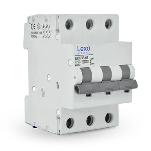 Interruptor Automatico 3X50 A C 10 KA Lexo