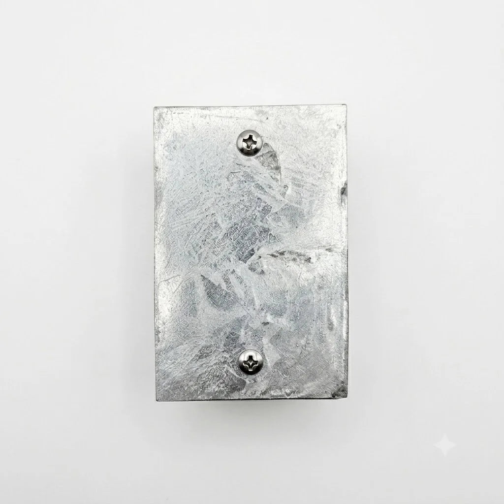 Caja Metálica Galvanizada en Caliente 100x65x65mm