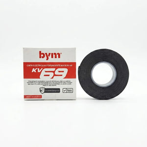 Cinta Autofundente de Caucho 69kV 19mm 5m Negra BYM