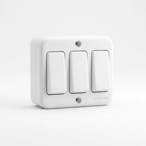 Interruptor Triple 9/32 Sobrepuesto Stanford