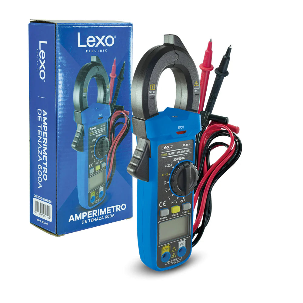 Amperimetro De Tenaza 600A Lexo