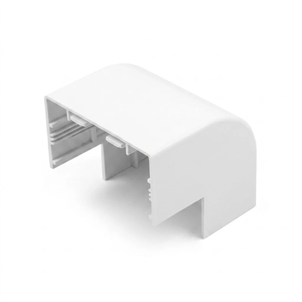 Curva Exterior Para Canaleta Pvc 100X50Mm Blanca