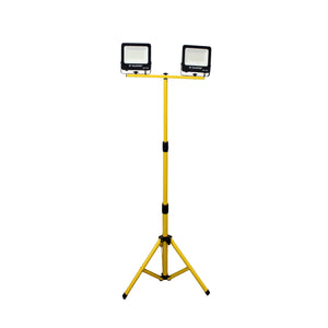 Proyector LED 2x50W con Tripoide Luz Fría 6500K Stanford